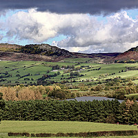 Buy canvas prints of The Roaches and Hen Cloud  by Jim Key