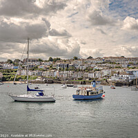Buy canvas prints of Falmouth Harbour Cornwall by Jim Key