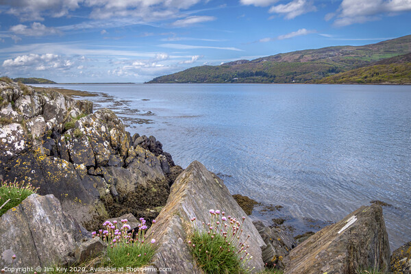 Mawddach Estuary Barmouth Wales Picture Board by Jim Key