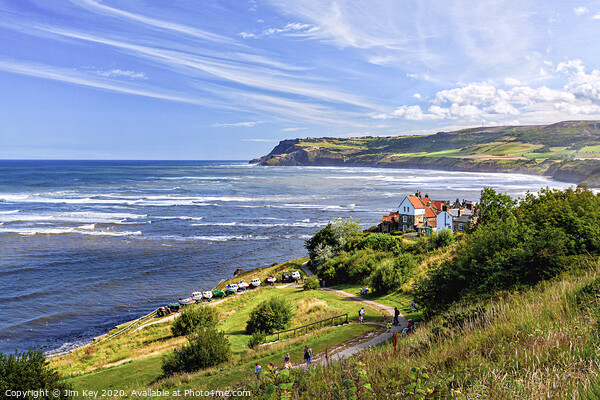 Robin Hood’s Bay Yorkshire Picture Board by Jim Key