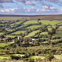 Buy canvas prints of  Widecombe in the Moor by Jim Key