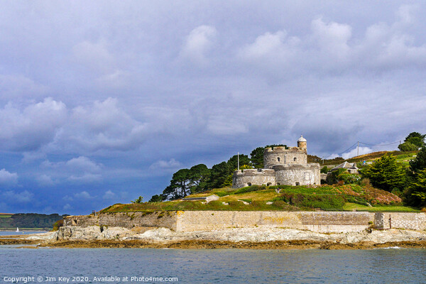 St Mawes Castle Picture Board by Jim Key