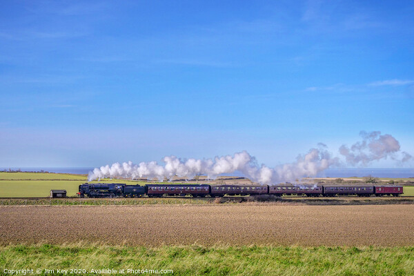 Black Prince Steam Train Norfolk Picture Board by Jim Key