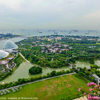 Buy canvas prints of Gardens by the Bay Singapore by Jim Key