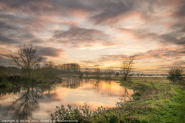River Great Ouse Picture Board by Jim Key