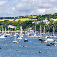Buy canvas prints of Carrick Roads Falmouth Cornwall by Jim Key