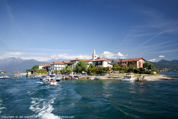 Lake Maggiore Italy Picture Board by Jim Key