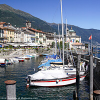 Buy canvas prints of Ascona Lake Maggiore Italy by Jim Key