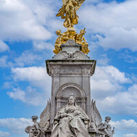 Buy canvas prints of The Queen Victoria Memorial London by Jim Key