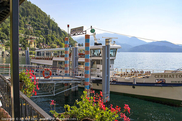 Cannero Riviera Lake Maggiore Italy Picture Board by Jim Key