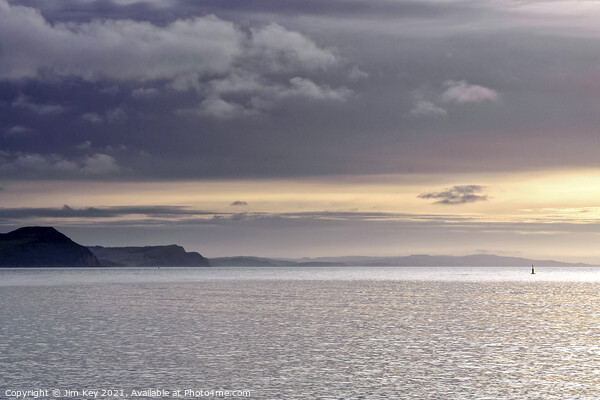 Lyme Bay Dorset  Picture Board by Jim Key