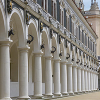 Buy canvas prints of Dresden Palace stables by Helen Davies