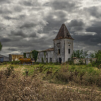 Buy canvas prints of The Derelict Farm House by Dave Williams