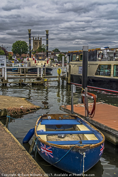 Riverside at Henley On Thames Picture Board by Dave Williams