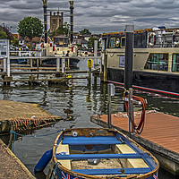 Buy canvas prints of Riverside at Henley On Thames by Dave Williams