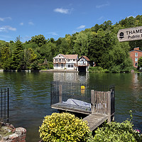 Buy canvas prints of Life on the Thames Path at Henley-on-Thames by Dave Williams