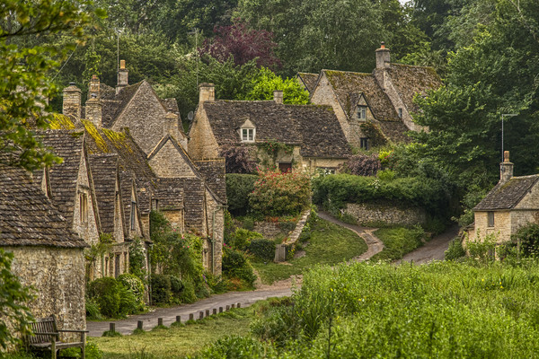 Arlington Row in the Cotswolds Picture Board by Dave Williams