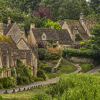 Buy canvas prints of Arlington Row in the Cotswolds by Dave Williams