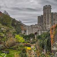 Buy canvas prints of The Queens Private Windsor Garden by Dave Williams
