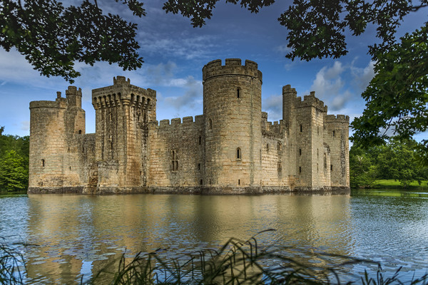 Bodiam Castle in East Sussex Picture Board by Dave Williams