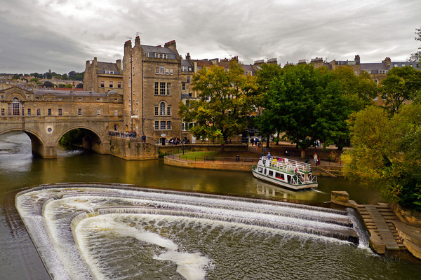 Pulteney Weir Bath Picture Board by Dave Williams