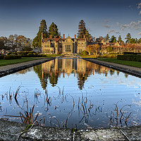 Buy canvas prints of Rhinefield House Reflections by Dave Williams
