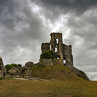 Buy canvas prints of Corfe Castle by Dave Williams