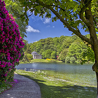 Buy canvas prints of Stourhead's Pantheon by Dave Williams