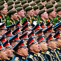 Buy canvas prints of Victory Day Parade by Dave Williams