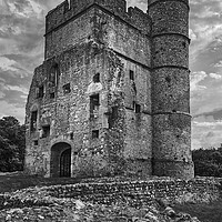 Buy canvas prints of The Ruined Medieval, Donnington Castle by Dave Williams