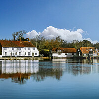 Buy canvas prints of The Royal Oak and Langstone Mill by Dave Williams