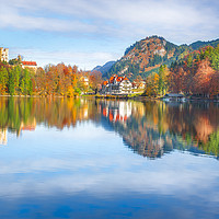 Buy canvas prints of District of Hohenschwangau and its castles by Daniela Simona Temneanu