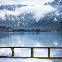 Buy canvas prints of Alps mountains reflected in water by Daniela Simona Temneanu