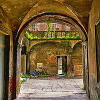 Buy canvas prints of The charm of old Tuscany by Steve Painter