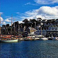 Buy canvas prints of Sailing boats in Brixham Harbor in Devon by Steve Painter