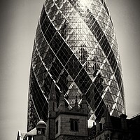 Buy canvas prints of Towers old and new in London by Steve Painter