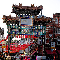 Buy canvas prints of The entrance to China Town by Steve Painter