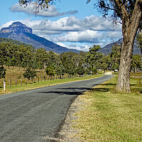 Buy canvas prints of A country road at Mount Lindesay, Queensland, Australia. by Steve Painter