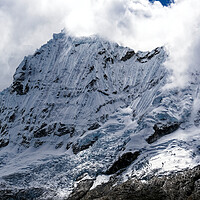 Buy canvas prints of Challenging Andes  mountain  by Steve Painter