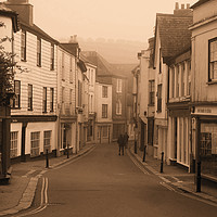 Buy canvas prints of The Narrows, Totnes, Devon by Elizabeth Chisholm