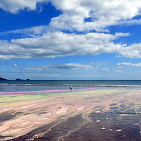 Buy canvas prints of Rainbow beach by Elizabeth Chisholm