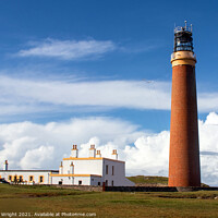 Buy canvas prints of Lighthouse on Isle of Lewis by Hazel Wright