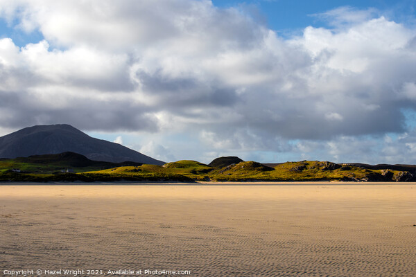 Uig sands on the Isle of Lewis, Outer Hebrides Picture Board by Hazel Wright