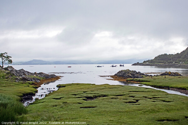 Sound of Arisaig from Glenuig Picture Board by Hazel Wright