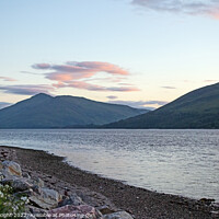Buy canvas prints of Loch Linnhe at sunset by Hazel Wright