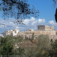 Buy canvas prints of Acropolis, Athens by Hazel Wright