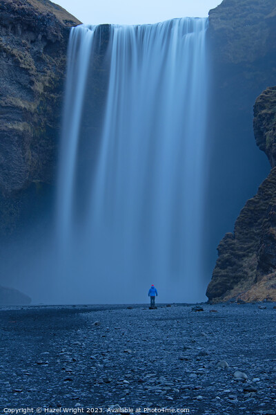 Skogafoss waterfall, Iceland Picture Board by Hazel Wright