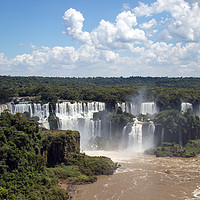 Buy canvas prints of Iguazu Falls, Brazil by Hazel Wright