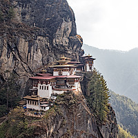 Buy canvas prints of Tigers Nest monastery, Bhutan by Hazel Wright