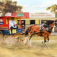 Buy canvas prints of Baked Fresh Today by Trudi Simmonds